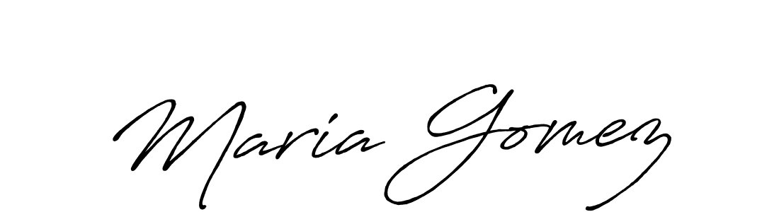 Use a signature maker to create a handwritten signature online. With this signature software, you can design (Antro_Vectra_Bolder) your own signature for name Maria Gomez. Maria Gomez signature style 7 images and pictures png