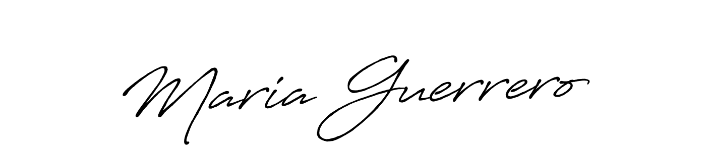 It looks lik you need a new signature style for name Maria Guerrero. Design unique handwritten (Antro_Vectra_Bolder) signature with our free signature maker in just a few clicks. Maria Guerrero signature style 7 images and pictures png