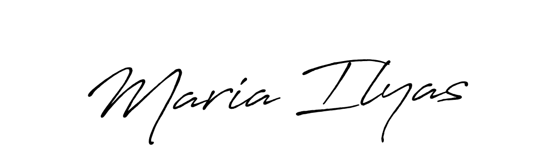 Antro_Vectra_Bolder is a professional signature style that is perfect for those who want to add a touch of class to their signature. It is also a great choice for those who want to make their signature more unique. Get Maria Ilyas name to fancy signature for free. Maria Ilyas signature style 7 images and pictures png