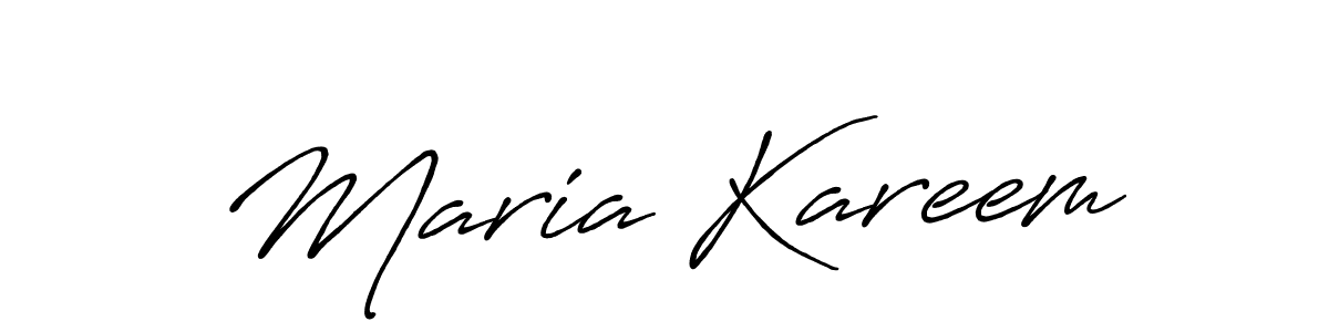 Antro_Vectra_Bolder is a professional signature style that is perfect for those who want to add a touch of class to their signature. It is also a great choice for those who want to make their signature more unique. Get Maria Kareem name to fancy signature for free. Maria Kareem signature style 7 images and pictures png