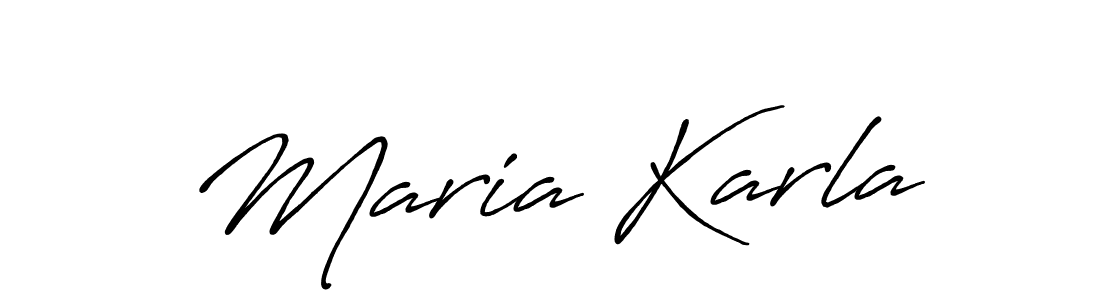 Make a short Maria Karla signature style. Manage your documents anywhere anytime using Antro_Vectra_Bolder. Create and add eSignatures, submit forms, share and send files easily. Maria Karla signature style 7 images and pictures png