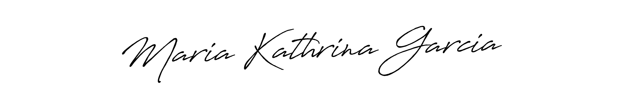 How to make Maria Kathrina Garcia name signature. Use Antro_Vectra_Bolder style for creating short signs online. This is the latest handwritten sign. Maria Kathrina Garcia signature style 7 images and pictures png