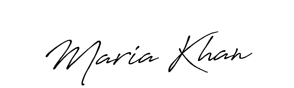 Also You can easily find your signature by using the search form. We will create Maria Khan name handwritten signature images for you free of cost using Antro_Vectra_Bolder sign style. Maria Khan signature style 7 images and pictures png