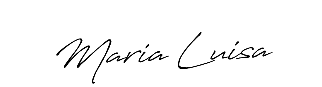 How to make Maria Luisa signature? Antro_Vectra_Bolder is a professional autograph style. Create handwritten signature for Maria Luisa name. Maria Luisa signature style 7 images and pictures png