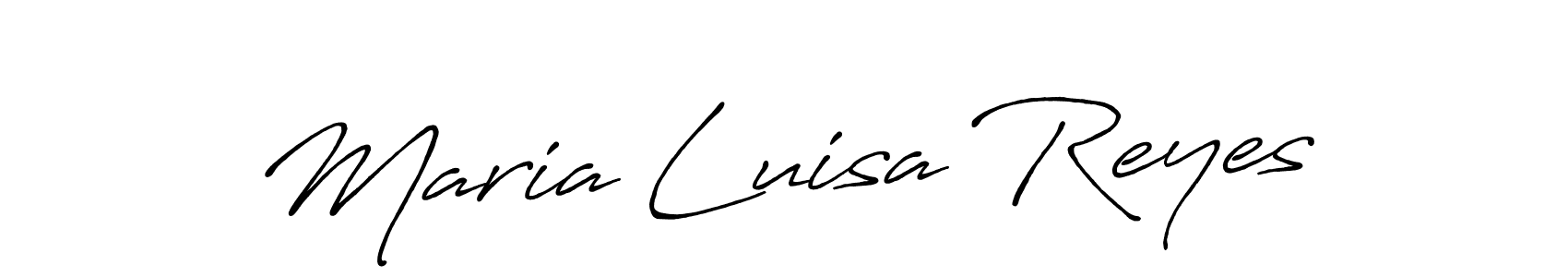The best way (Antro_Vectra_Bolder) to make a short signature is to pick only two or three words in your name. The name Maria Luisa Reyes include a total of six letters. For converting this name. Maria Luisa Reyes signature style 7 images and pictures png
