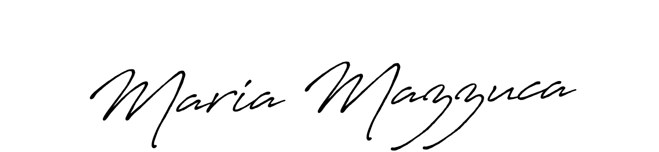 Use a signature maker to create a handwritten signature online. With this signature software, you can design (Antro_Vectra_Bolder) your own signature for name Maria Mazzuca. Maria Mazzuca signature style 7 images and pictures png
