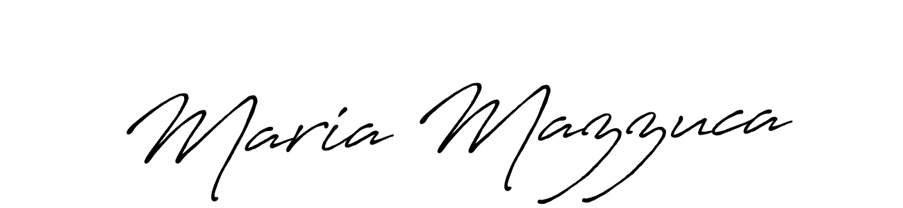 Use a signature maker to create a handwritten signature online. With this signature software, you can design (Antro_Vectra_Bolder) your own signature for name Maria Mazzuca. Maria Mazzuca signature style 7 images and pictures png