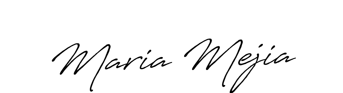 Use a signature maker to create a handwritten signature online. With this signature software, you can design (Antro_Vectra_Bolder) your own signature for name Maria Mejia. Maria Mejia signature style 7 images and pictures png