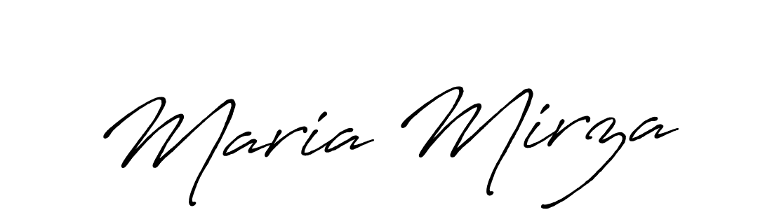 Make a short Maria Mirza signature style. Manage your documents anywhere anytime using Antro_Vectra_Bolder. Create and add eSignatures, submit forms, share and send files easily. Maria Mirza signature style 7 images and pictures png