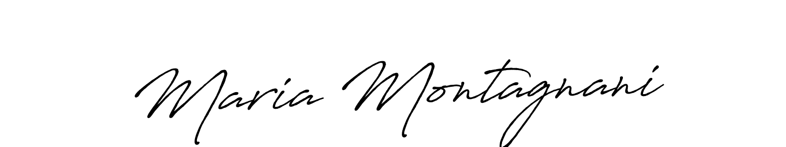 Also we have Maria Montagnani name is the best signature style. Create professional handwritten signature collection using Antro_Vectra_Bolder autograph style. Maria Montagnani signature style 7 images and pictures png