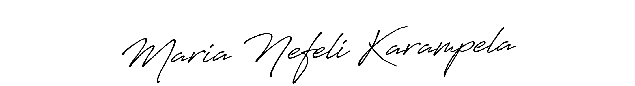You should practise on your own different ways (Antro_Vectra_Bolder) to write your name (Maria Nefeli Karampela) in signature. don't let someone else do it for you. Maria Nefeli Karampela signature style 7 images and pictures png