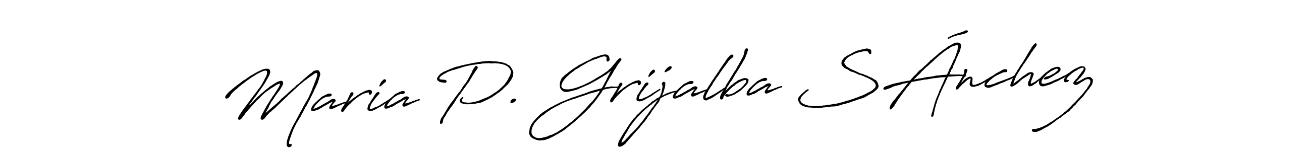 This is the best signature style for the Maria P. Grijalba SÁnchez name. Also you like these signature font (Antro_Vectra_Bolder). Mix name signature. Maria P. Grijalba SÁnchez signature style 7 images and pictures png