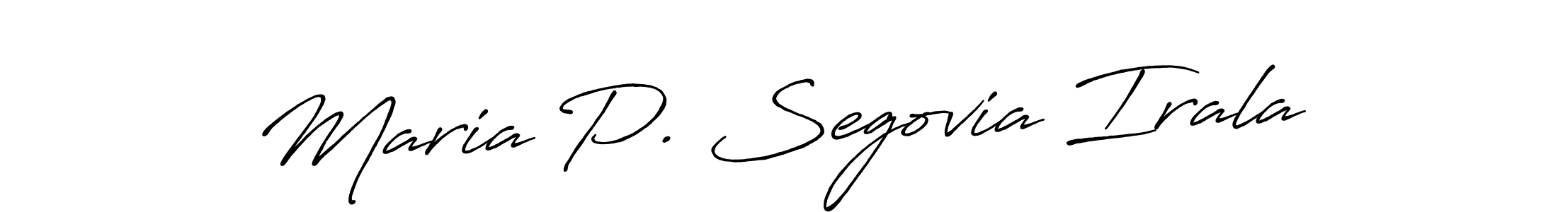 This is the best signature style for the Maria P. Segovia Irala name. Also you like these signature font (Antro_Vectra_Bolder). Mix name signature. Maria P. Segovia Irala signature style 7 images and pictures png