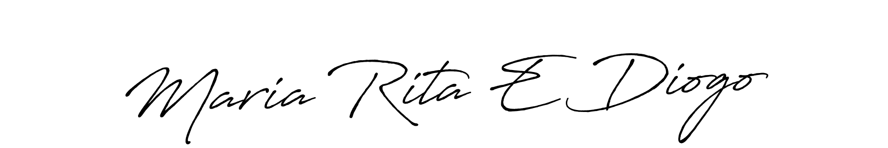 Maria Rita E Diogo stylish signature style. Best Handwritten Sign (Antro_Vectra_Bolder) for my name. Handwritten Signature Collection Ideas for my name Maria Rita E Diogo. Maria Rita E Diogo signature style 7 images and pictures png