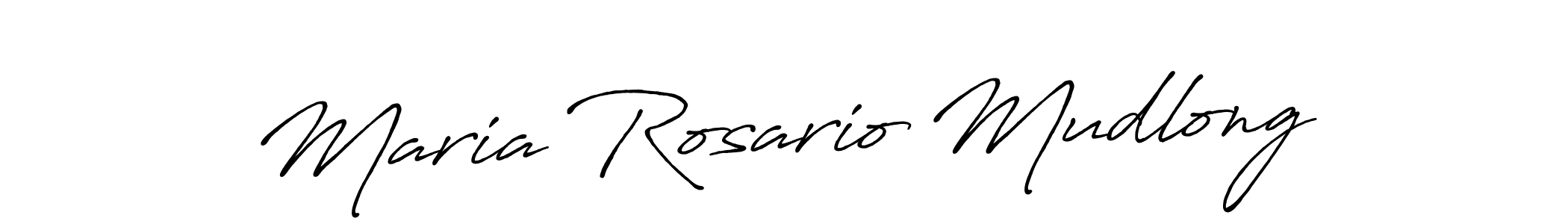 How to make Maria Rosario Mudlong signature? Antro_Vectra_Bolder is a professional autograph style. Create handwritten signature for Maria Rosario Mudlong name. Maria Rosario Mudlong signature style 7 images and pictures png