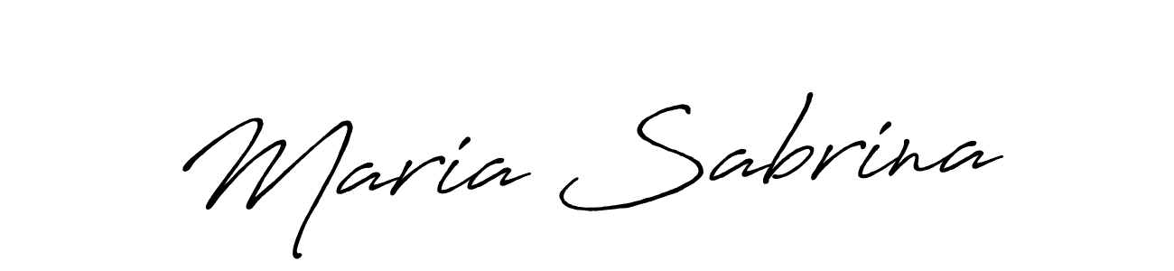 Make a beautiful signature design for name Maria Sabrina. Use this online signature maker to create a handwritten signature for free. Maria Sabrina signature style 7 images and pictures png