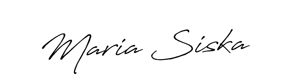 The best way (Antro_Vectra_Bolder) to make a short signature is to pick only two or three words in your name. The name Maria Siska include a total of six letters. For converting this name. Maria Siska signature style 7 images and pictures png