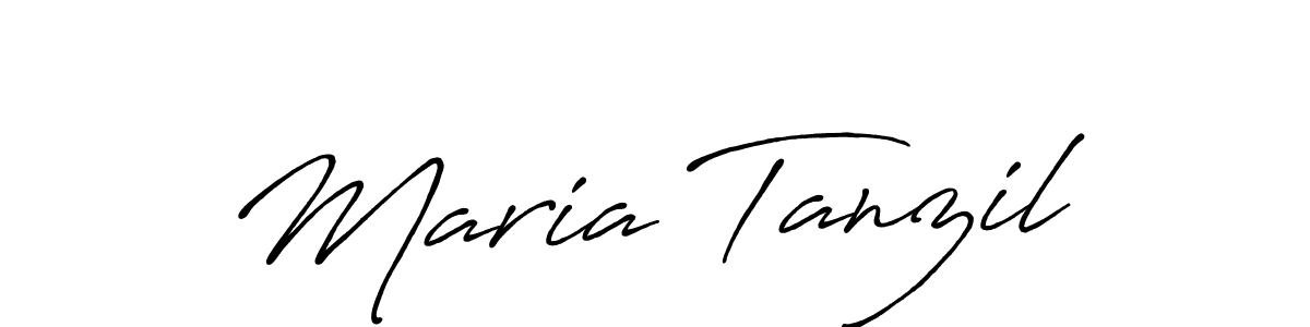 Antro_Vectra_Bolder is a professional signature style that is perfect for those who want to add a touch of class to their signature. It is also a great choice for those who want to make their signature more unique. Get Maria Tanzil name to fancy signature for free. Maria Tanzil signature style 7 images and pictures png