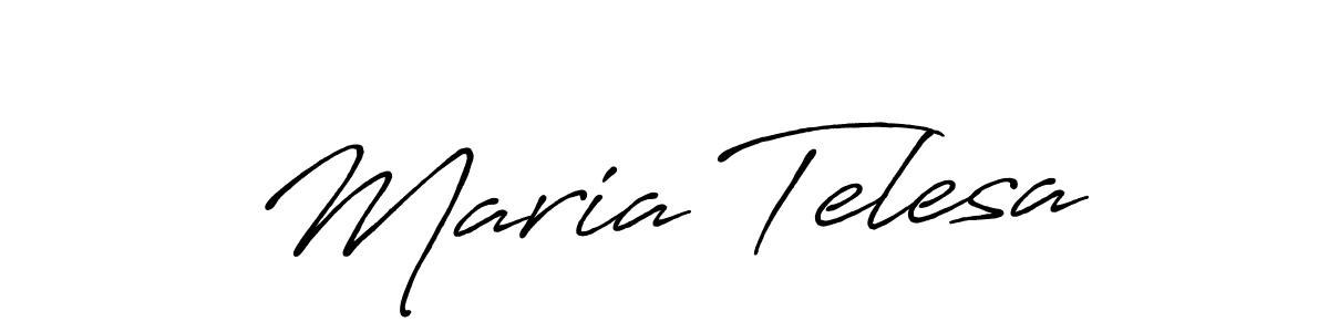 How to make Maria Telesa signature? Antro_Vectra_Bolder is a professional autograph style. Create handwritten signature for Maria Telesa name. Maria Telesa signature style 7 images and pictures png