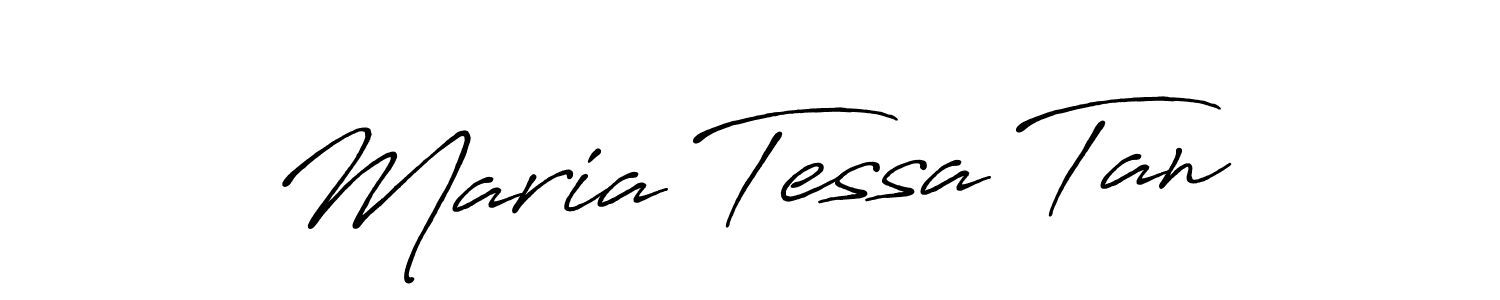 Design your own signature with our free online signature maker. With this signature software, you can create a handwritten (Antro_Vectra_Bolder) signature for name Maria Tessa Tan. Maria Tessa Tan signature style 7 images and pictures png