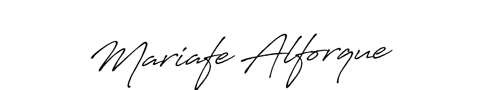 Make a beautiful signature design for name Mariafe Alforque. Use this online signature maker to create a handwritten signature for free. Mariafe Alforque signature style 7 images and pictures png