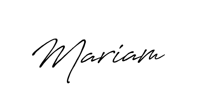 Also we have Mariam  name is the best signature style. Create professional handwritten signature collection using Antro_Vectra_Bolder autograph style. Mariam  signature style 7 images and pictures png