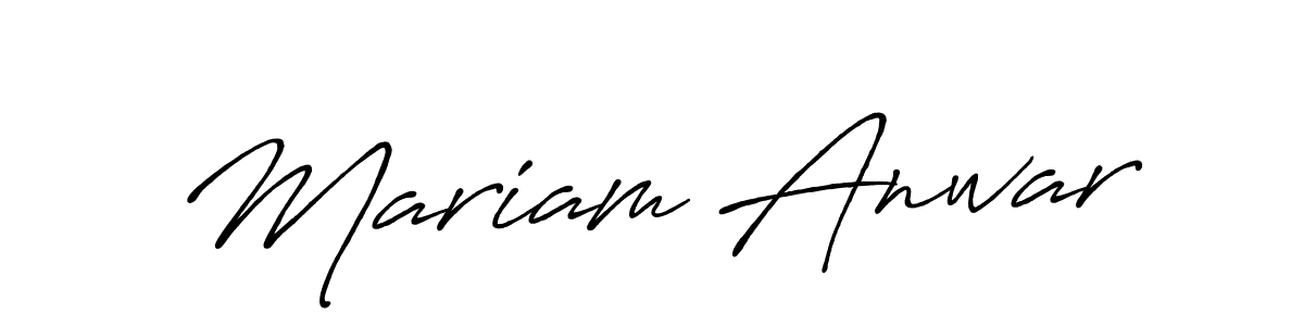 Once you've used our free online signature maker to create your best signature Antro_Vectra_Bolder style, it's time to enjoy all of the benefits that Mariam Anwar name signing documents. Mariam Anwar signature style 7 images and pictures png