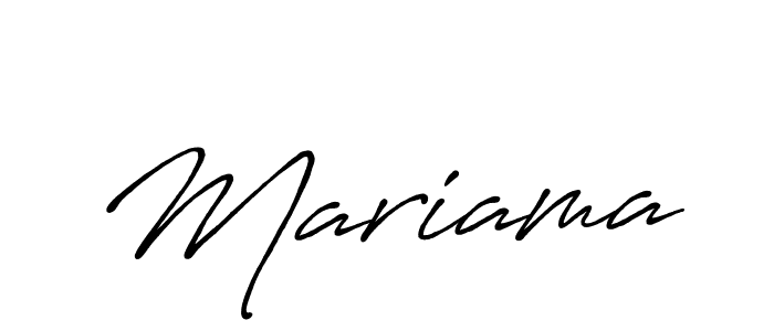 Make a beautiful signature design for name Mariama. Use this online signature maker to create a handwritten signature for free. Mariama signature style 7 images and pictures png