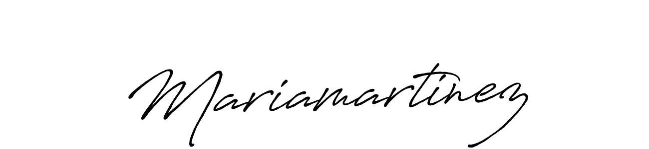 How to make Mariamartinez name signature. Use Antro_Vectra_Bolder style for creating short signs online. This is the latest handwritten sign. Mariamartinez signature style 7 images and pictures png