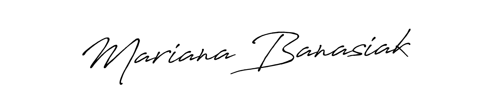 Also we have Mariana Banasiak name is the best signature style. Create professional handwritten signature collection using Antro_Vectra_Bolder autograph style. Mariana Banasiak signature style 7 images and pictures png