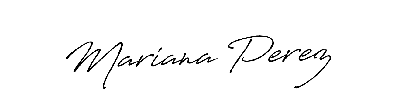 The best way (Antro_Vectra_Bolder) to make a short signature is to pick only two or three words in your name. The name Mariana Perez include a total of six letters. For converting this name. Mariana Perez signature style 7 images and pictures png