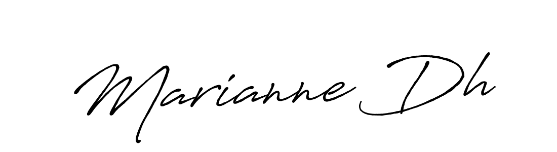 Once you've used our free online signature maker to create your best signature Antro_Vectra_Bolder style, it's time to enjoy all of the benefits that Marianne Dh name signing documents. Marianne Dh signature style 7 images and pictures png
