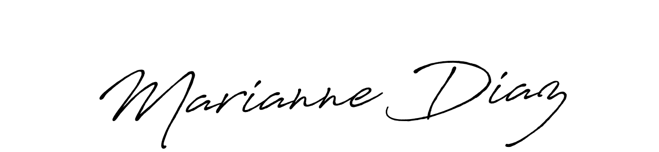 if you are searching for the best signature style for your name Marianne Diaz. so please give up your signature search. here we have designed multiple signature styles  using Antro_Vectra_Bolder. Marianne Diaz signature style 7 images and pictures png