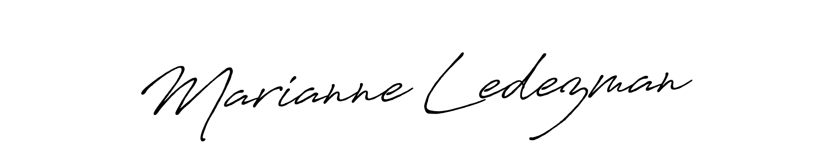 Also we have Marianne Ledezman name is the best signature style. Create professional handwritten signature collection using Antro_Vectra_Bolder autograph style. Marianne Ledezman signature style 7 images and pictures png