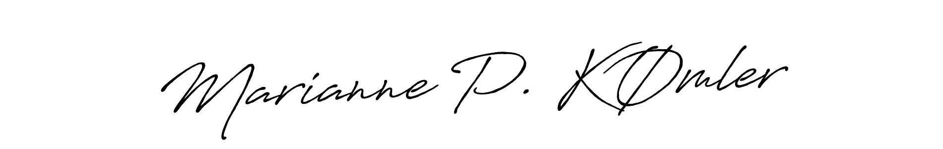 if you are searching for the best signature style for your name Marianne P. KØmler. so please give up your signature search. here we have designed multiple signature styles  using Antro_Vectra_Bolder. Marianne P. KØmler signature style 7 images and pictures png