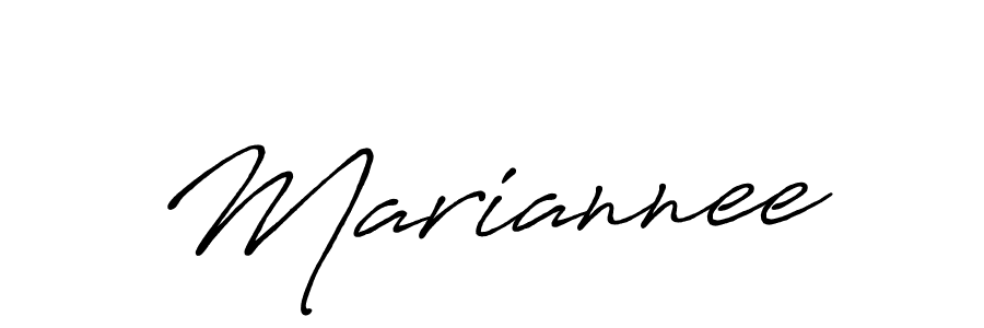 Also we have Mariannee name is the best signature style. Create professional handwritten signature collection using Antro_Vectra_Bolder autograph style. Mariannee signature style 7 images and pictures png