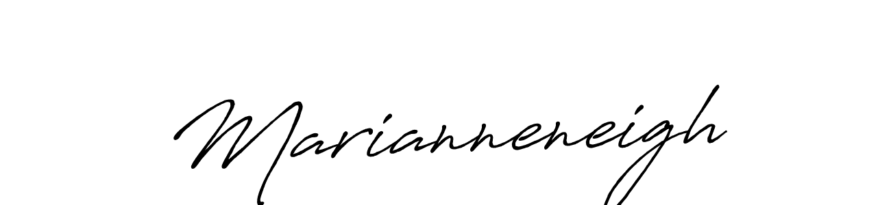 It looks lik you need a new signature style for name Marianneneigh. Design unique handwritten (Antro_Vectra_Bolder) signature with our free signature maker in just a few clicks. Marianneneigh signature style 7 images and pictures png