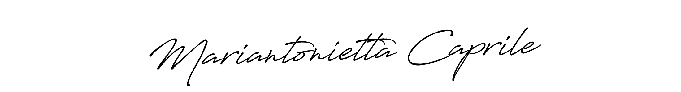 Also You can easily find your signature by using the search form. We will create Mariantonietta Caprile name handwritten signature images for you free of cost using Antro_Vectra_Bolder sign style. Mariantonietta Caprile signature style 7 images and pictures png
