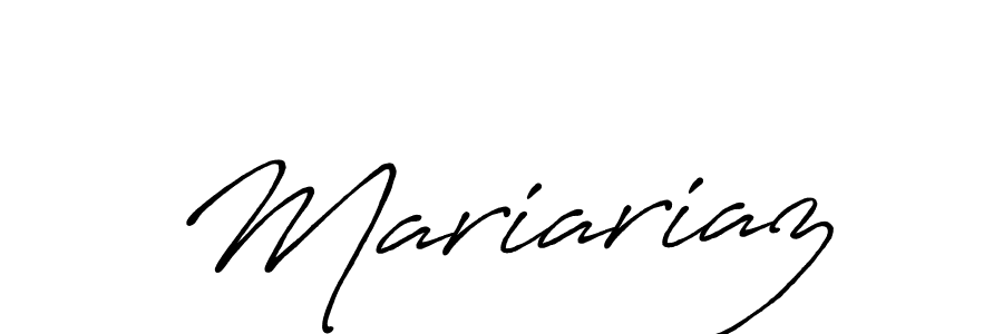 Mariariaz stylish signature style. Best Handwritten Sign (Antro_Vectra_Bolder) for my name. Handwritten Signature Collection Ideas for my name Mariariaz. Mariariaz signature style 7 images and pictures png