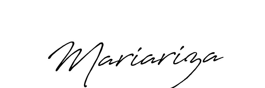 The best way (Antro_Vectra_Bolder) to make a short signature is to pick only two or three words in your name. The name Mariariza include a total of six letters. For converting this name. Mariariza signature style 7 images and pictures png
