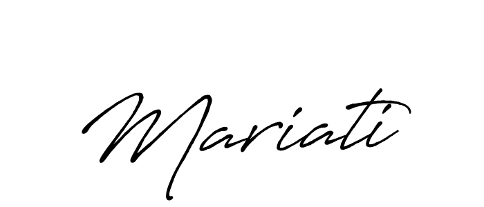 Antro_Vectra_Bolder is a professional signature style that is perfect for those who want to add a touch of class to their signature. It is also a great choice for those who want to make their signature more unique. Get Mariati name to fancy signature for free. Mariati signature style 7 images and pictures png