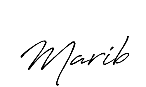 The best way (Antro_Vectra_Bolder) to make a short signature is to pick only two or three words in your name. The name Marib include a total of six letters. For converting this name. Marib signature style 7 images and pictures png