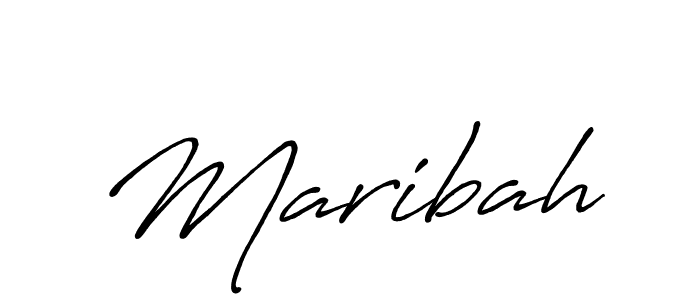 How to make Maribah name signature. Use Antro_Vectra_Bolder style for creating short signs online. This is the latest handwritten sign. Maribah signature style 7 images and pictures png