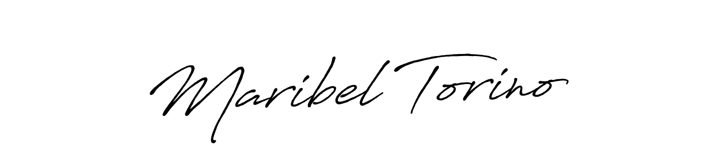 Maribel Torino stylish signature style. Best Handwritten Sign (Antro_Vectra_Bolder) for my name. Handwritten Signature Collection Ideas for my name Maribel Torino. Maribel Torino signature style 7 images and pictures png