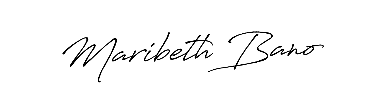 Here are the top 10 professional signature styles for the name Maribeth Bano. These are the best autograph styles you can use for your name. Maribeth Bano signature style 7 images and pictures png