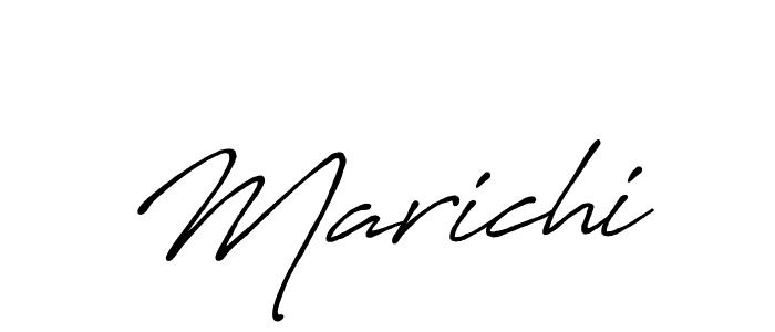 It looks lik you need a new signature style for name Marichi. Design unique handwritten (Antro_Vectra_Bolder) signature with our free signature maker in just a few clicks. Marichi signature style 7 images and pictures png