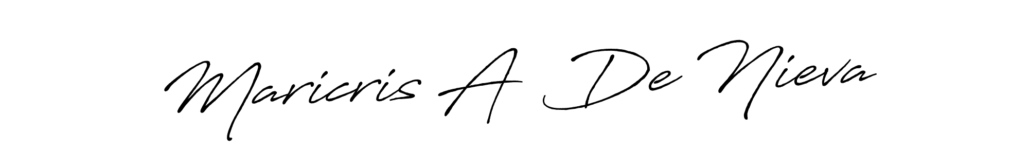 Best and Professional Signature Style for Maricris A  De Nieva. Antro_Vectra_Bolder Best Signature Style Collection. Maricris A  De Nieva signature style 7 images and pictures png