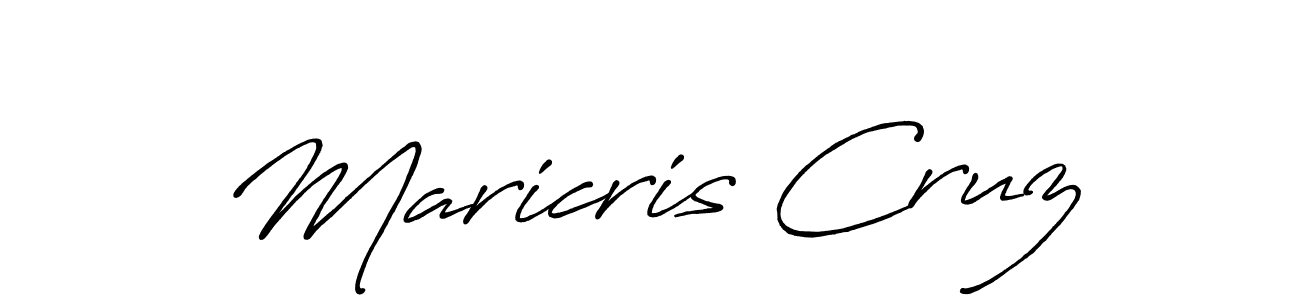 Also You can easily find your signature by using the search form. We will create Maricris Cruz name handwritten signature images for you free of cost using Antro_Vectra_Bolder sign style. Maricris Cruz signature style 7 images and pictures png