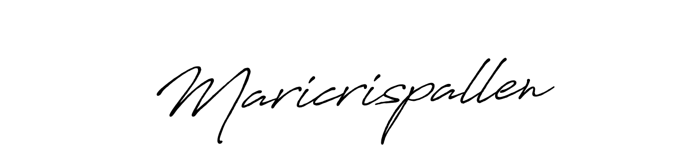 Also we have Maricrispallen name is the best signature style. Create professional handwritten signature collection using Antro_Vectra_Bolder autograph style. Maricrispallen signature style 7 images and pictures png