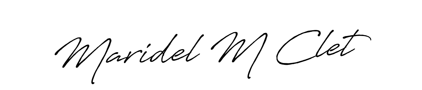 Here are the top 10 professional signature styles for the name Maridel M Clet. These are the best autograph styles you can use for your name. Maridel M Clet signature style 7 images and pictures png